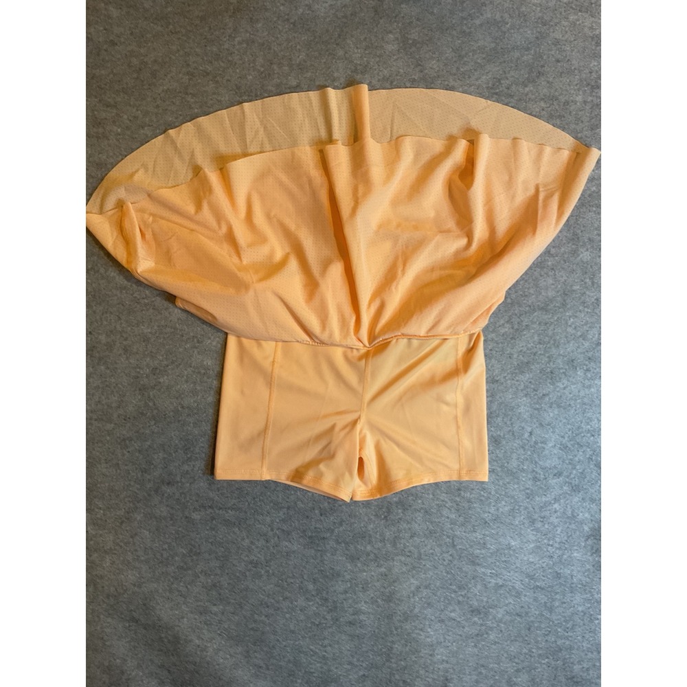 DSG Girls Mid-Rise Skort Peach Orange Athletic Tennis Skirt Size M 10-12 NWT - Picture 5 of 12